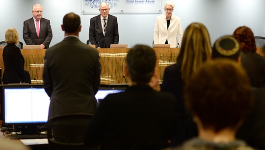 Commissioner Robert Fitzgerald AM, The Hon. Justice Peter McClellan AM and Justice Jennifer Coate From left to right: Commissioner Robert Fitzgerald AM, The Hon. Justice Peter McClellan AM and Justice Jennifer Coate