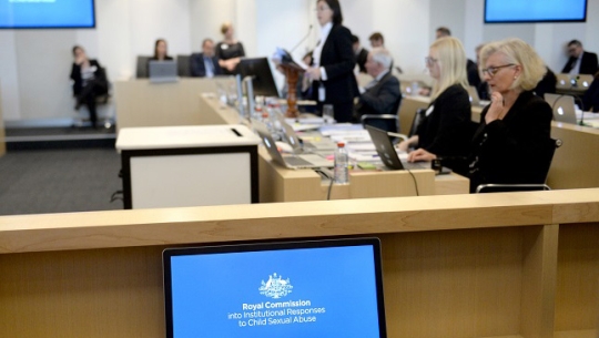 Counsel Assisting, Naomi Sharp Counsel Assisting, Naomi Sharp presenting to Commissioners