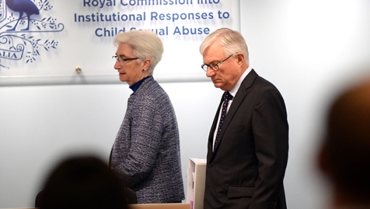 Justice Jennifer Coate and The Hon. Justice Peter McClellan AM From left to right: Justice Jennifer Coate and The Hon. Justice Peter McClellan AM exiting the hearing room