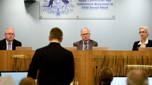 From left to right: Commissioner Robert Fitzgerald AM, The Hon. Justice Peter McClellan AM and Justice Jennifer Coate