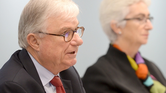 The Hon. Justice Peter McClellan AM and Justice Jennifer Coate From left to right: The Hon. Justice Peter McClellan AM and Justice Jennifer Coate