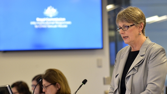 Counsel Assisting, Gail Furness SC Counsel Assisting, Gail Furness SC speaking in a court room