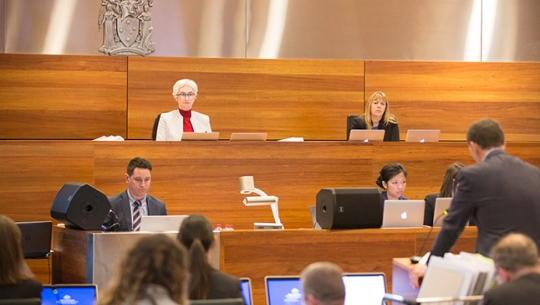 Counsel Assisting, David Lloyd addresses Commissioners Counsel Assisting, David Lloyd addresses Justice Jennifer Coate and Commissioner Helen Milroy
