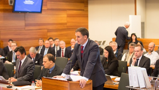 Counsel Assisting, David Lloyd Counsel Assisting, David Lloyd addresses Commissioners